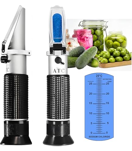 Amazon.co.jp: 自動温度補正・防水機能付食塩水濃度屈折計 MASTER-S28α